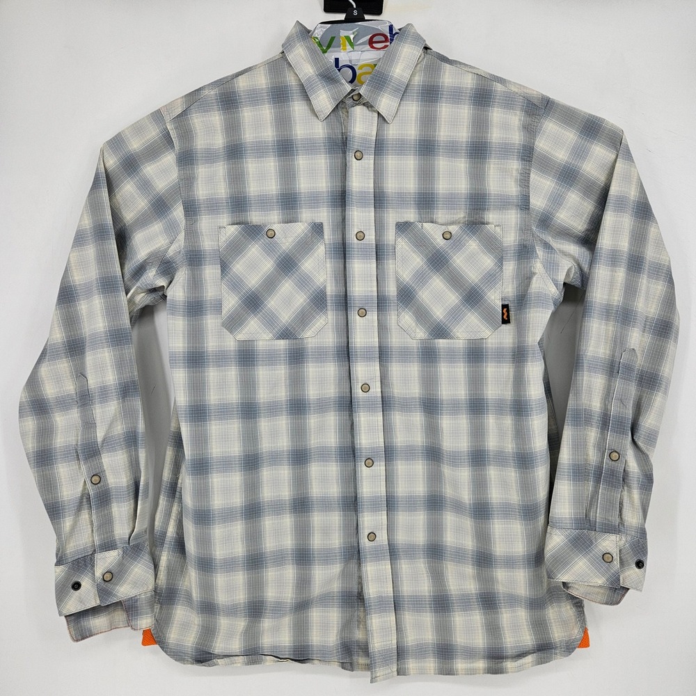 Walls Shirt Mens Large Pearl‎ Snap Long Sleeve Plaid Ranch Western Wear Casual